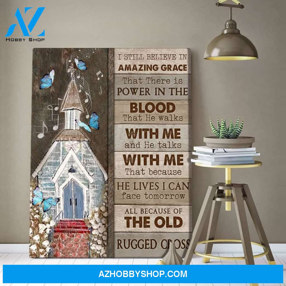 Zalooo I Still Believe Butterfly Wall Art Canvas