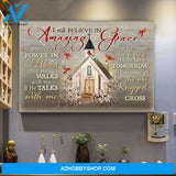 Personalized Canvas I Still Believe In Amazing Grace Christmas Gift Idea Canvas Wall Art