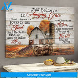 I still believe in amazing grace - Jesus Landscape Canvas Print - Wall Art