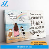 I Still Talk About You I Love You, Memorial Canvas, Custom Gift for Dog Lovers
