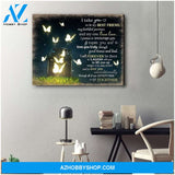 Zalooo I Take You Butterfly Wall Art Canvas