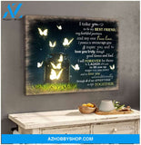 Zalooo I Take You Butterfly Wall Art Canvas
