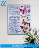 Zalooo I Thought Butterfly Wall Art Canvas