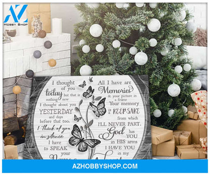 Zalooo I Thought Butterfly Wall Art Canvas Christmas Wall Art Canvas