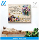 Zalooo I Thought Of You Butterfly Canvas Wall Art Decor