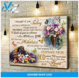 Zalooo I Thought Of You Butterfly Canvas Wall Art Decor