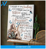 Zalooo I Thought Of You Butterfly Wall Art Canvas