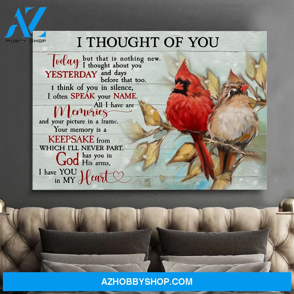 I Thought Of You Canvas