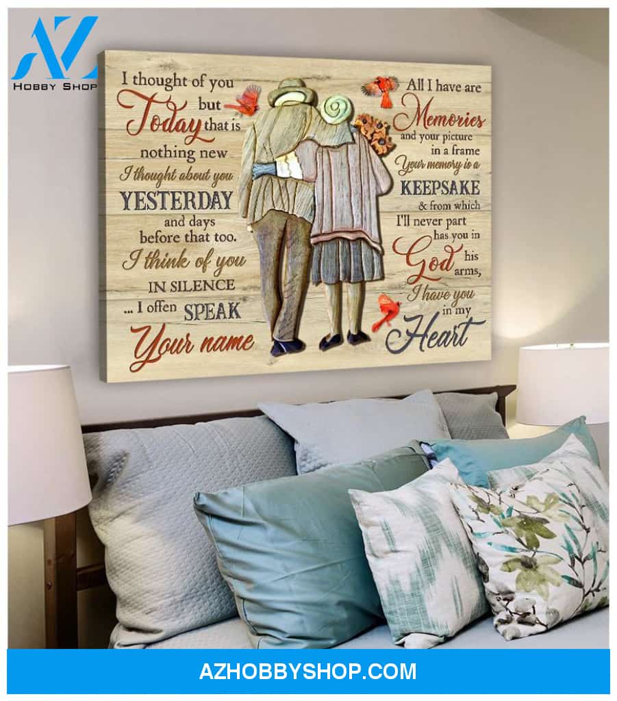 I Thought Of You Today Cardinal Wall Art Canvas