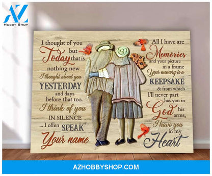 I Thought Of You Today Cardinal Wall Art Canvas