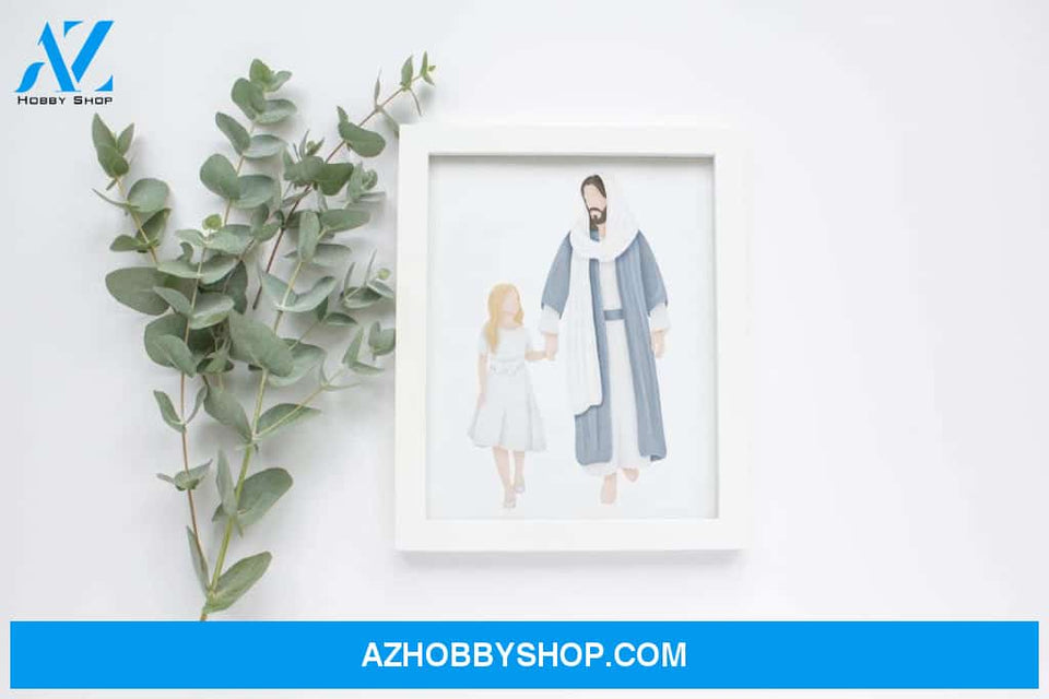 I Walk By Faith, Lds Baptism, I am a Child of God, Jesus Canvas And Poster, Wall Decor Visual Art