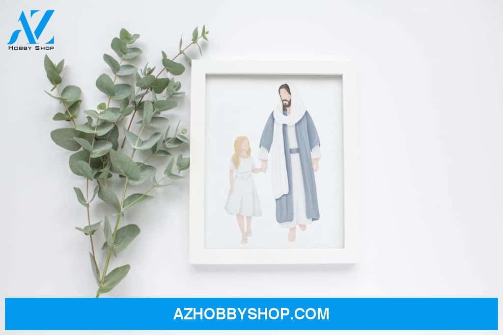 I Walk By Faith, Lds Baptism, I am a Child of God, Jesus Canvas And Poster, Wall Decor Visual Art