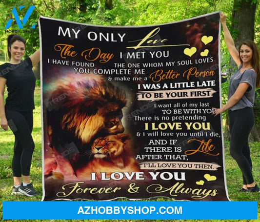 I Want All Of My Last To Be With You Fleece Blanket - Quilt Blanket,    Fleece Blanket,