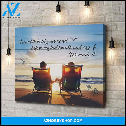 I want to hold your hand - Canvas