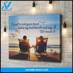 I want to hold your hand - Canvas