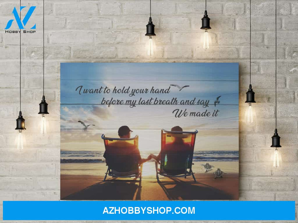 I want to hold your hand - Canvas