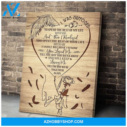 I Was Supposed Angel Wings Wall Art Canvas