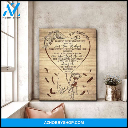 I Was Supposed Angel Wings Wall Art Canvas