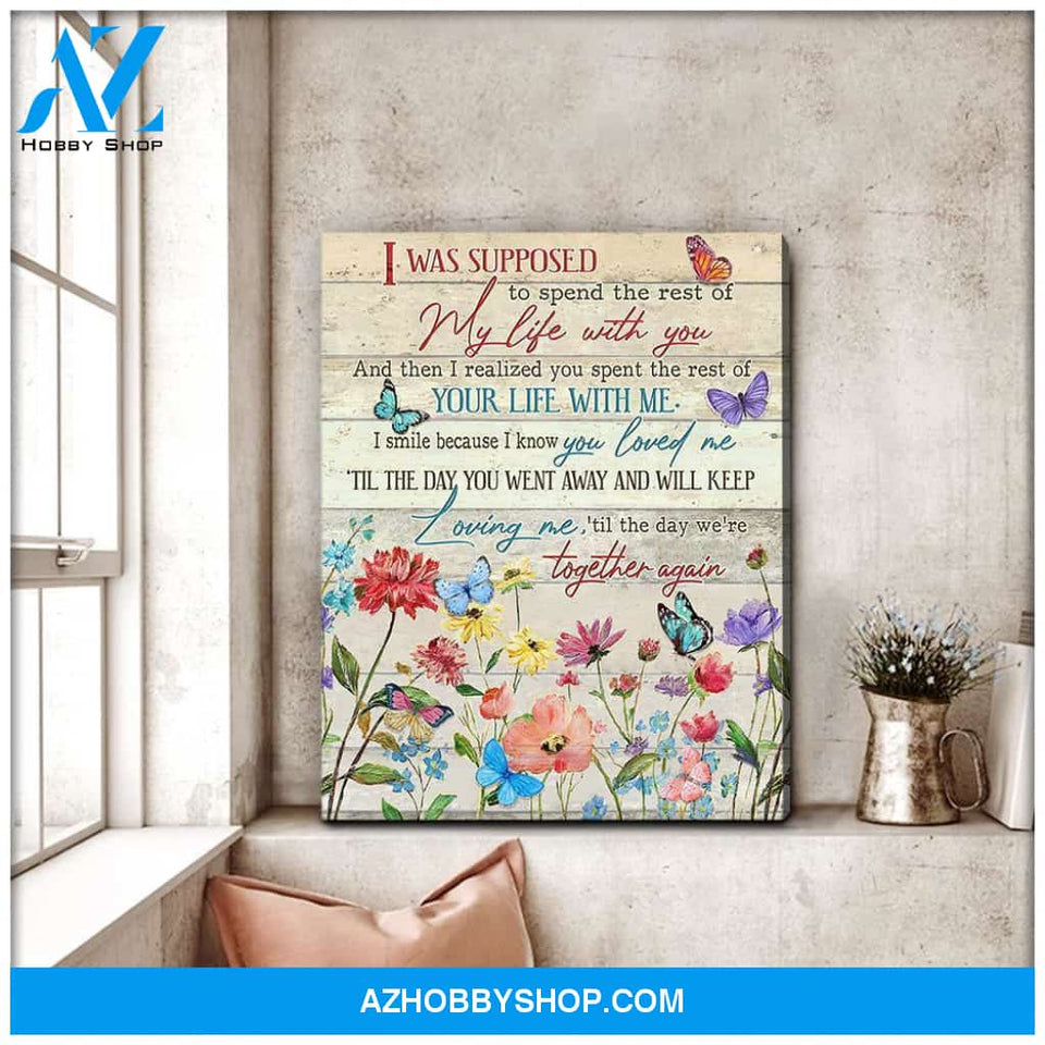 Zalooo I Was Supposed Butterfly Wall Art Canvas