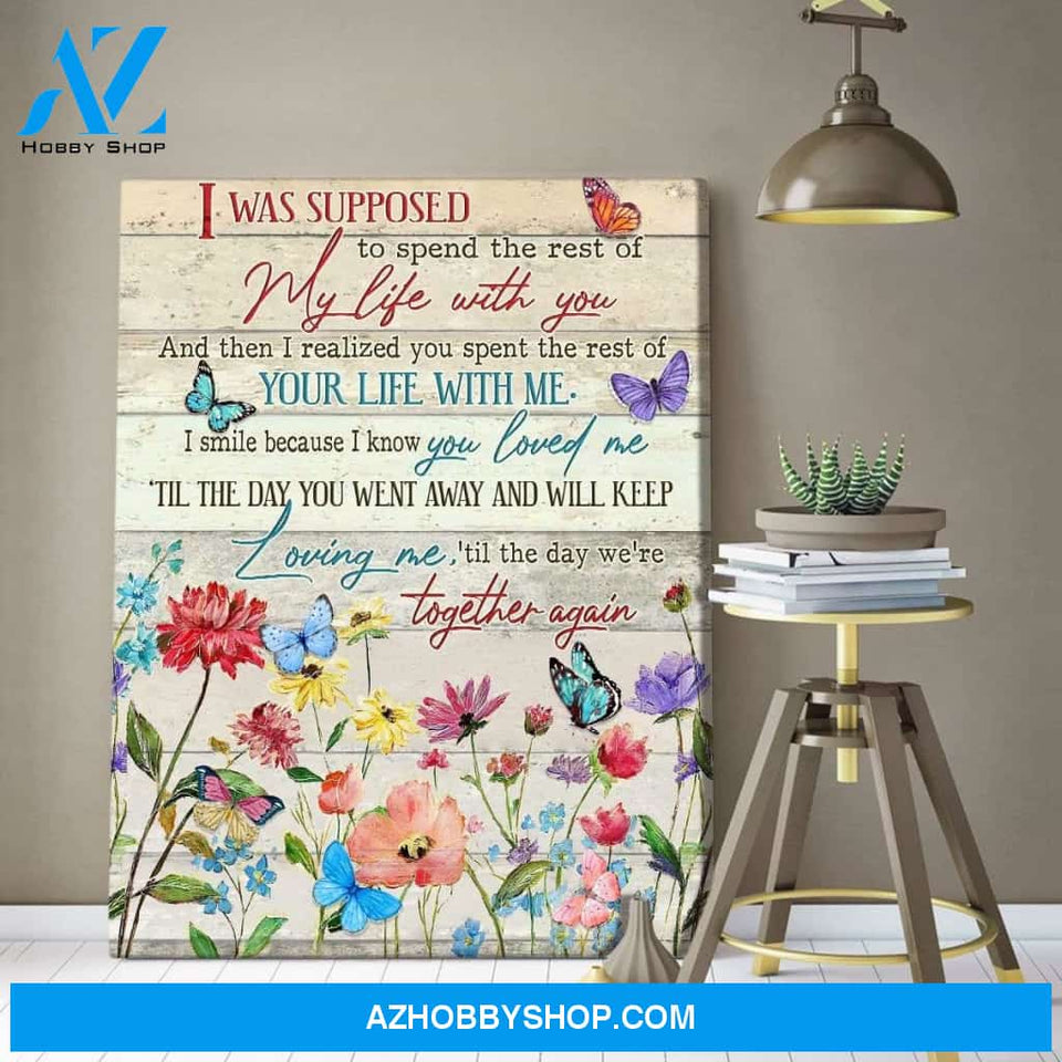 Zalooo I Was Supposed Butterfly Wall Art Canvas