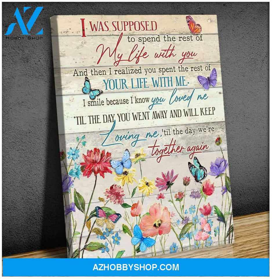 Zalooo I Was Supposed Butterfly Wall Art Canvas