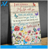 Zalooo I Was Supposed Butterfly Wall Art Canvas