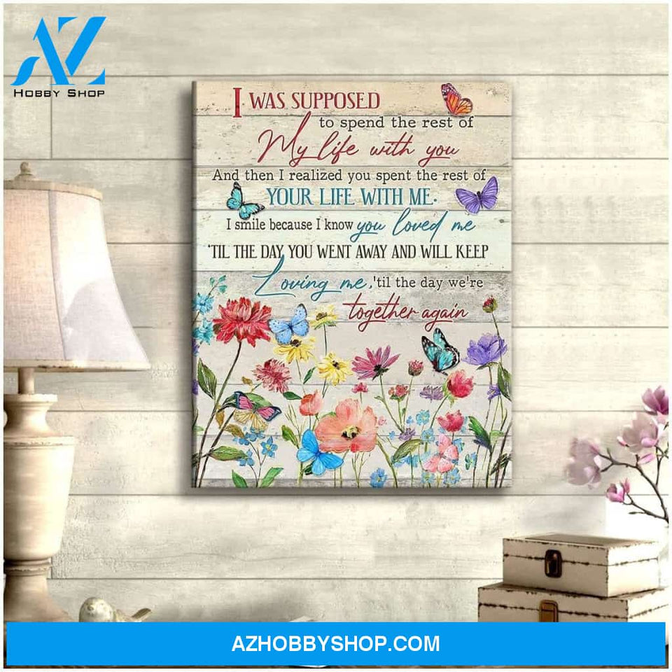 Zalooo I Was Supposed Butterfly Wall Art Canvas