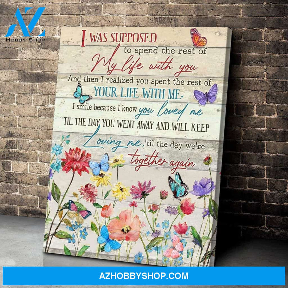 Zalooo I Was Supposed Butterfly Wall Art Canvas