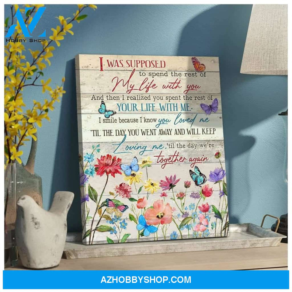 Zalooo I Was Supposed Butterfly Wall Art Canvas