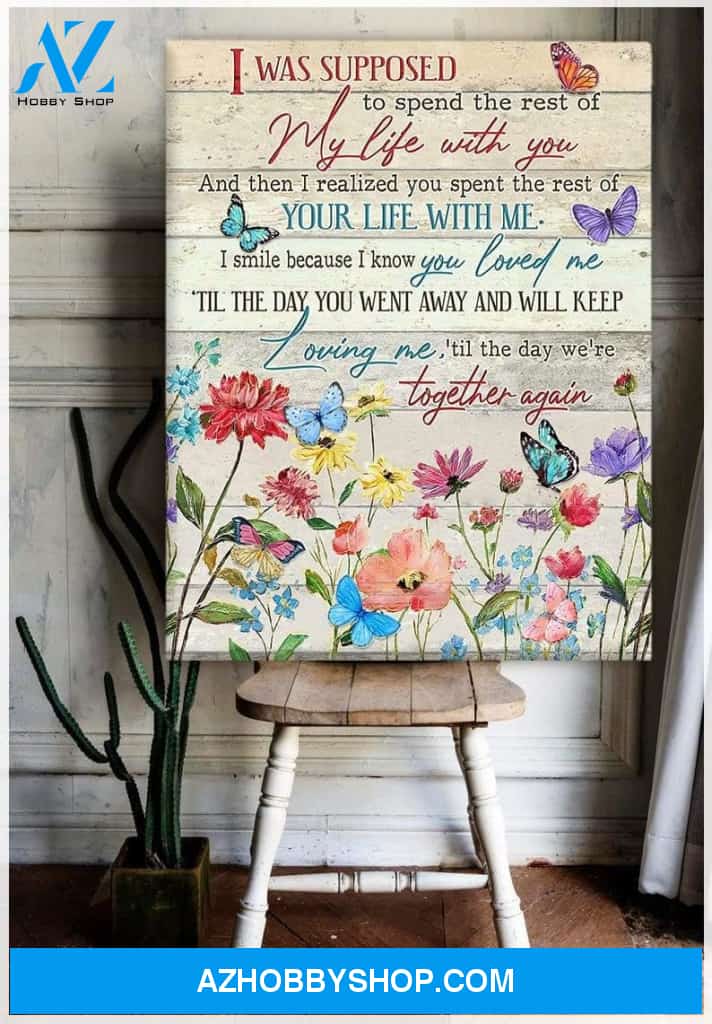 Zalooo I Was Supposed Butterfly Wall Art Canvas