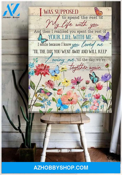 Zalooo I Was Supposed Butterfly Wall Art Canvas