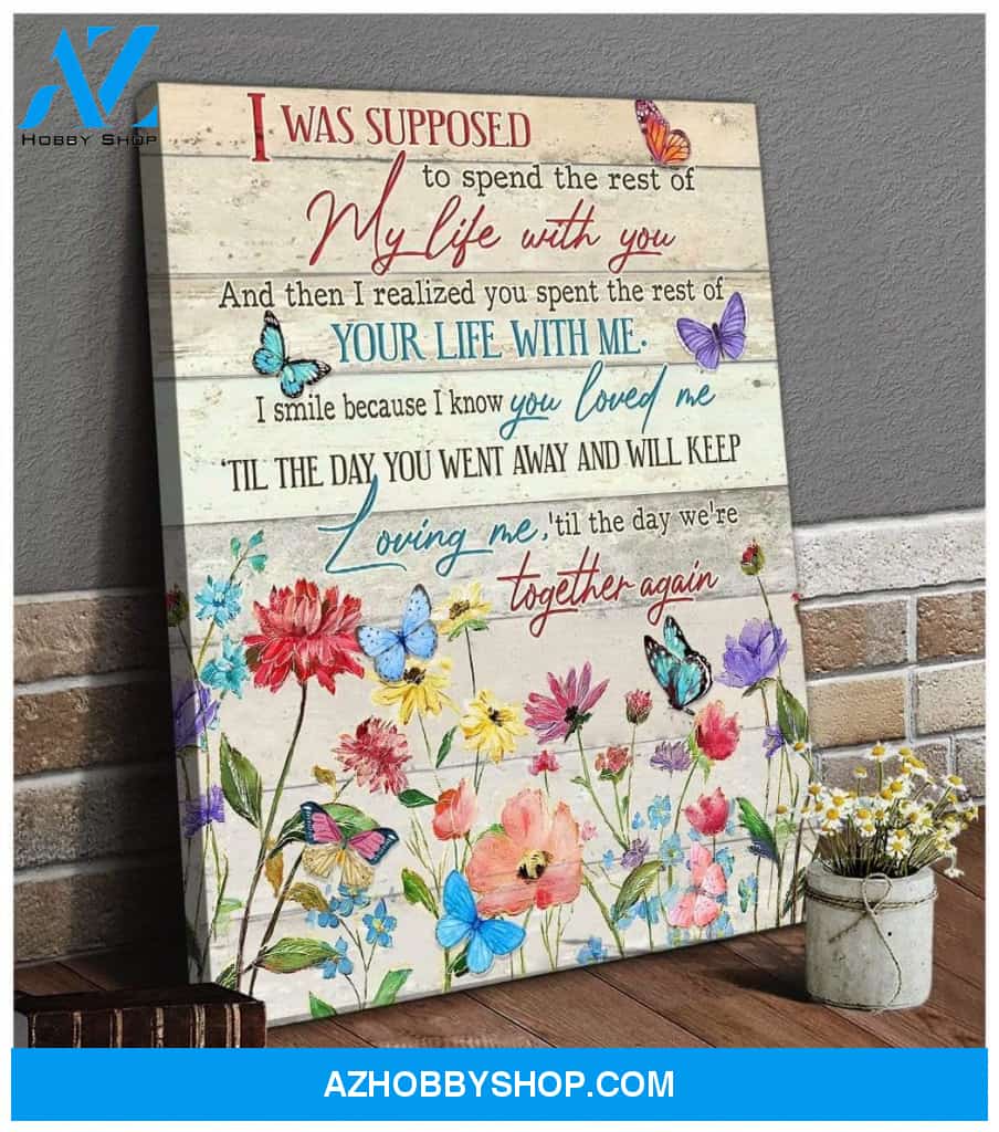 Zalooo I Was Supposed Butterfly Wall Art Canvas