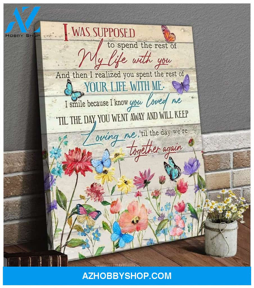 Zalooo I Was Supposed Butterfly Wall Art Canvas