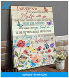 Zalooo I Was Supposed Butterfly Wall Art Canvas