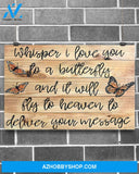 I Whisper I Love You To A Butterfly Gift Family Canvas Prints