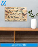 I Whisper I Love You To A Butterfly Gift Family Canvas Prints