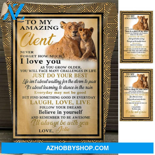 I Will Always Love You - Personalized Blanket - Gift For Daughter Or Son