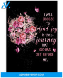 I Will Choose To Find Joy Easter Canvas And Poster, Wall Decor Visual Art, Wall Poster, My Poster Wall