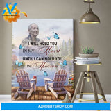 Zalooo I Will Hold You Personalized Photo Butterfly Wall Art Canvas