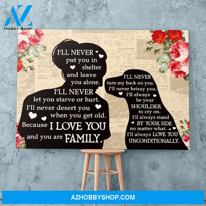 I Will Never 2 - Premium Matte Canvas