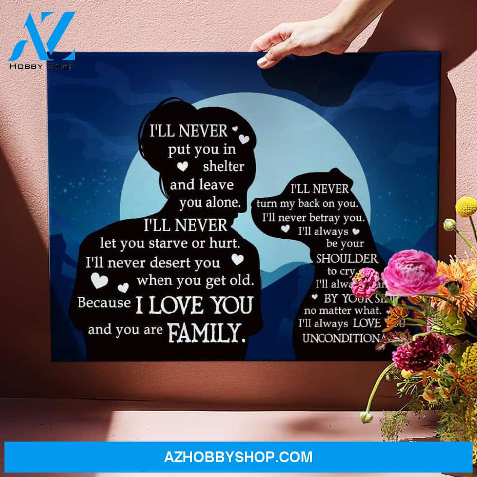 I Will Never - Premium Matte Canvas