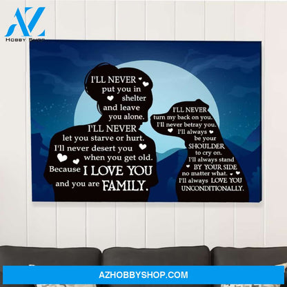 I Will Never - Premium Matte Canvas
