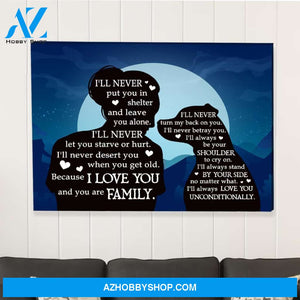 I Will Never - Premium Matte Canvas