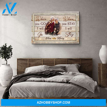 I Will Stay - Personalized Custom Photo Canvas
