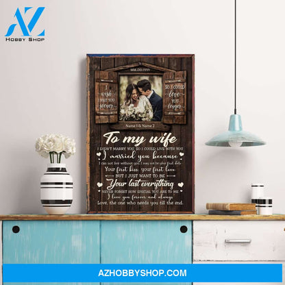 I Wish I Met You Sooner - Personalized Poster/Canvas - Gift For Spouse