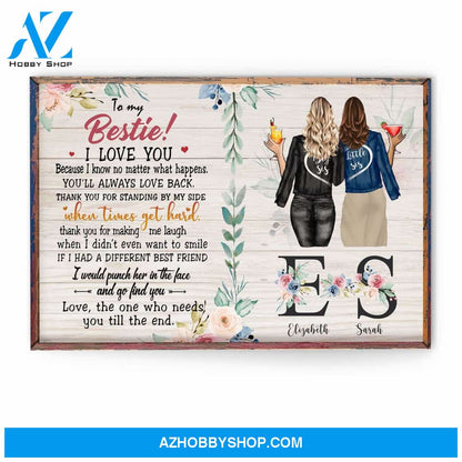 I Would Fight a Bear For You Sister Canvas & Poster