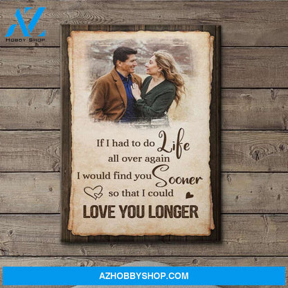 I Would Find You - Personalized Custom Photo Canvas