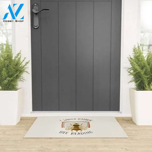 I Would Rather Bee Reading Insect Doormat Indoor and Outdoor Doormat Entrance Rug Sweet Home Decor Housewarming Gift Gift for Bee Lovers Insect Lovers Gift Idea