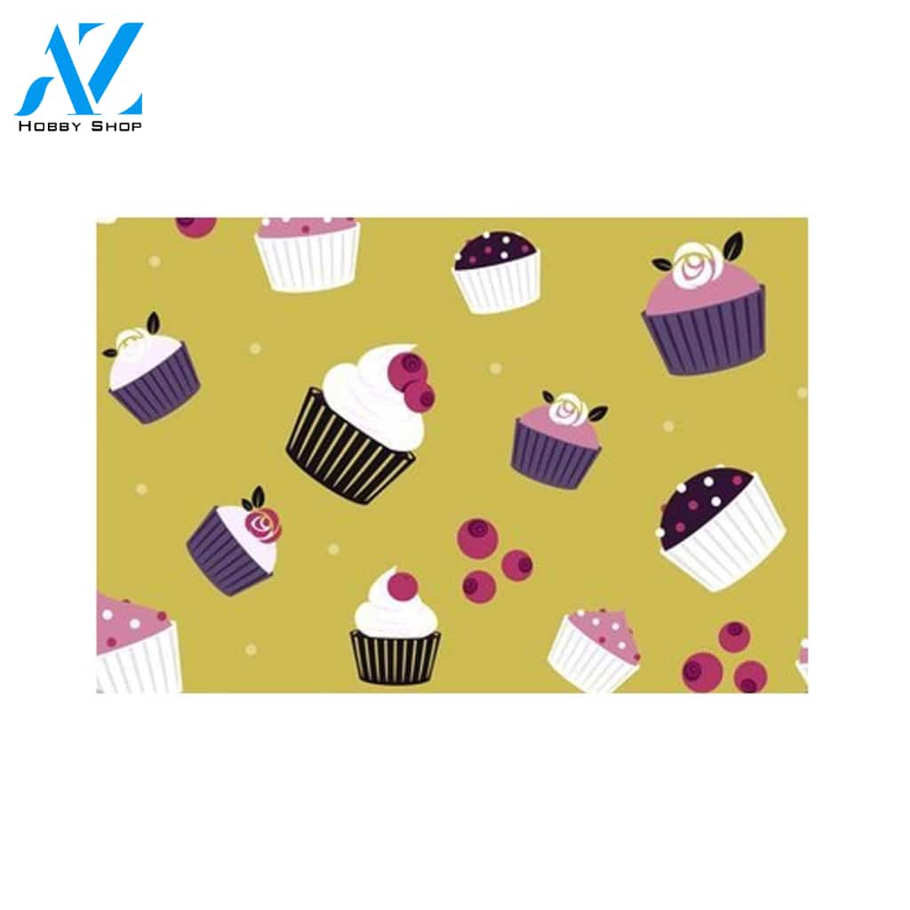 Ice Cream Cakes Mini Cake Doormat Housewarming Gift Family Welcome Mat Gift For Friend Family