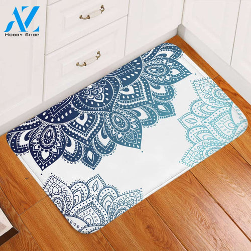 Icy Mandala Wheels Door Mat